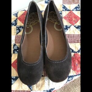 Merrell Women's Dark Brown Suede Ballet Flats